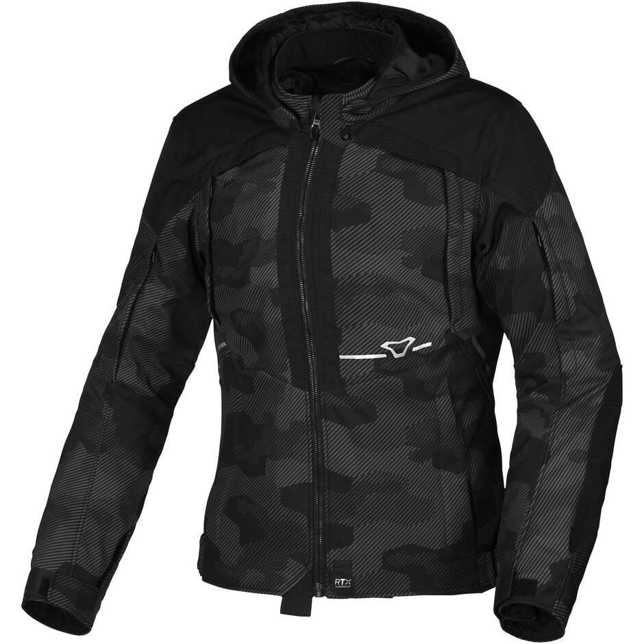 Macna Territor Women's Motorcycle Jacket Black Camo