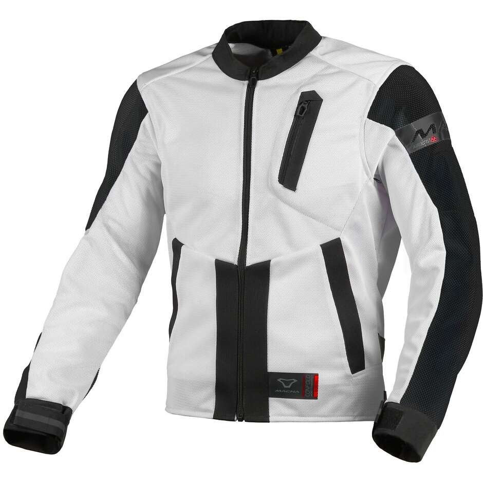 Macna Torido Motorradjacke Hellgrau