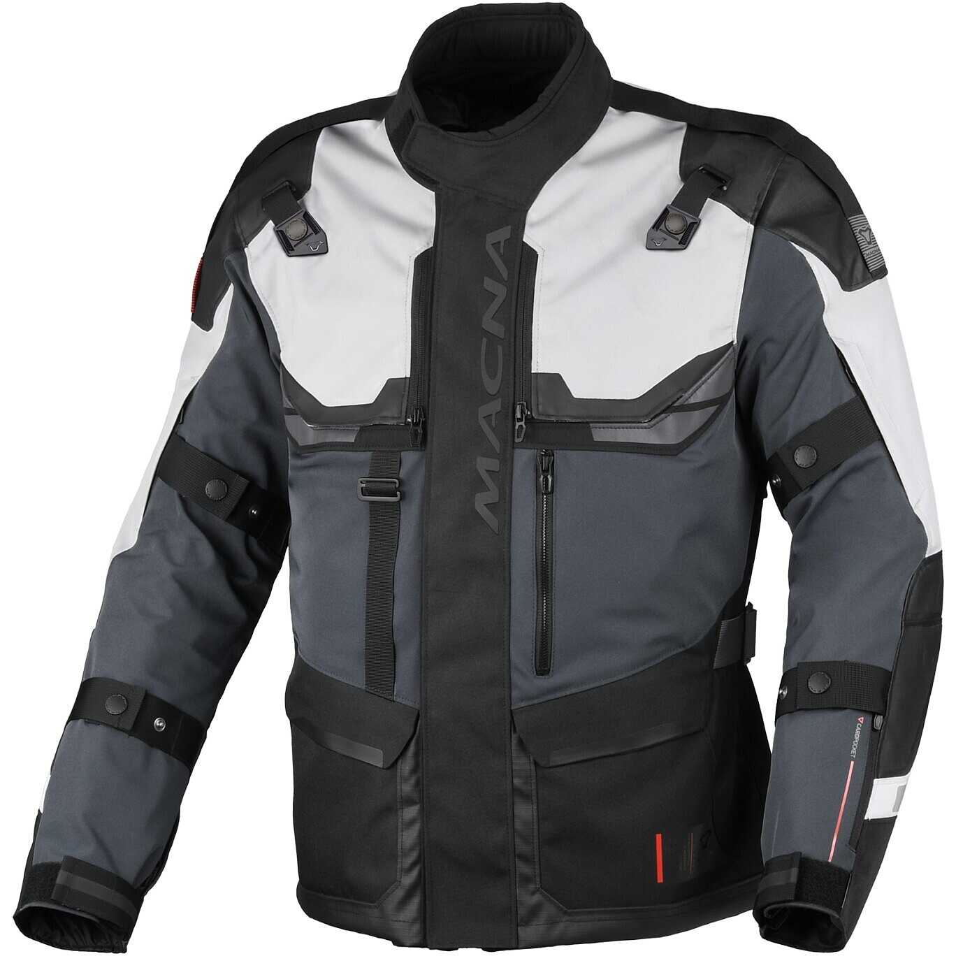 Macna Touros Motorcycle Jacket Black Grey Grey For Sale Online