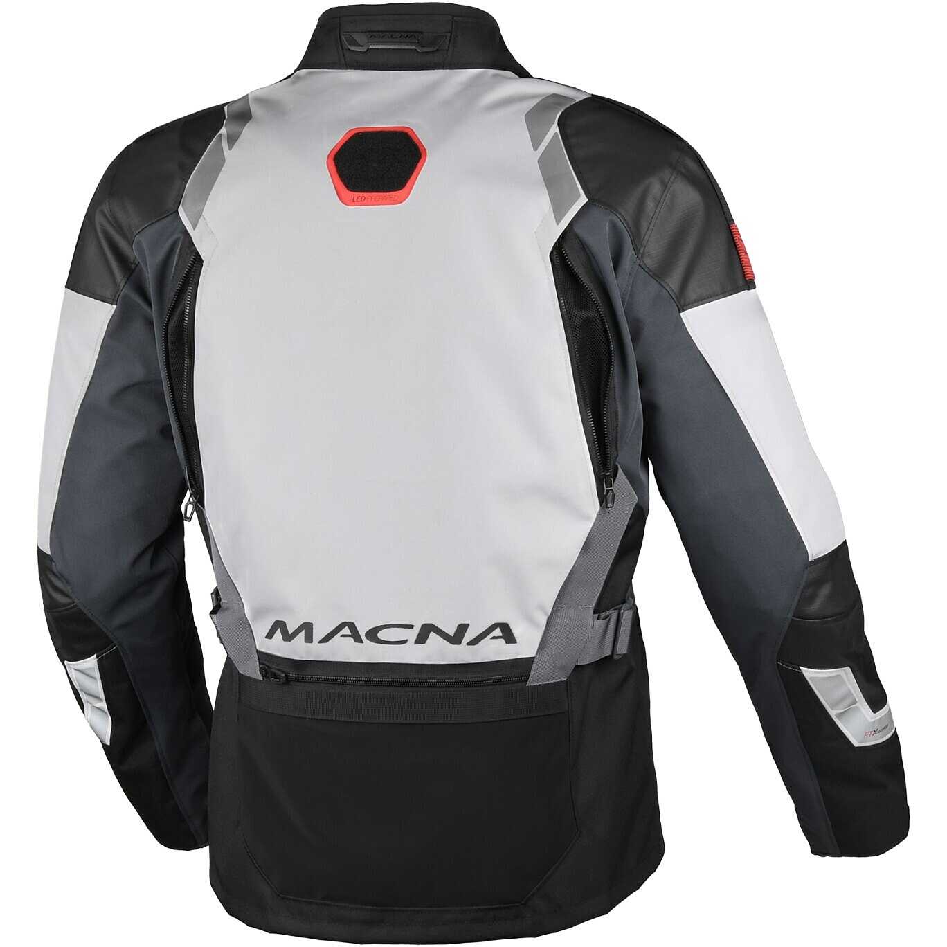 MACNA ImpactPRO Grey/Black バイク用防水ジャケット Macna Touros Motorcycle Jacket Black Grey Grey For Sale Online