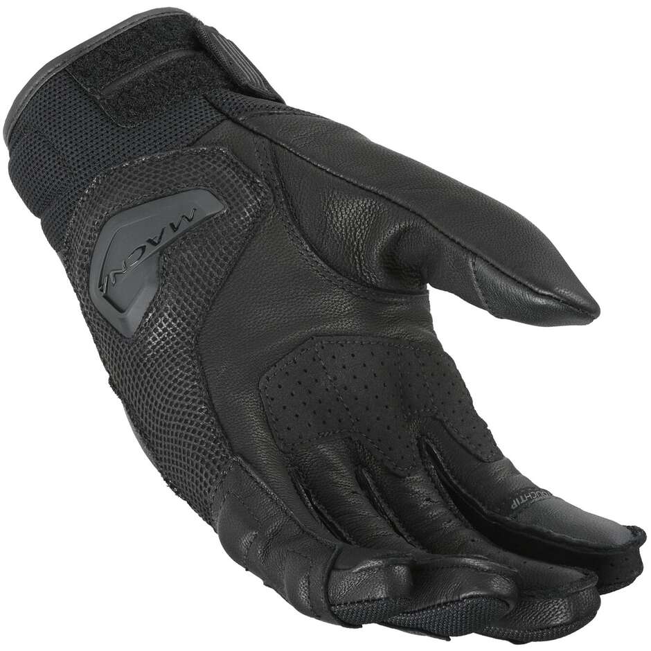 Macna Trekon Motorradhandschuhe Schwarz