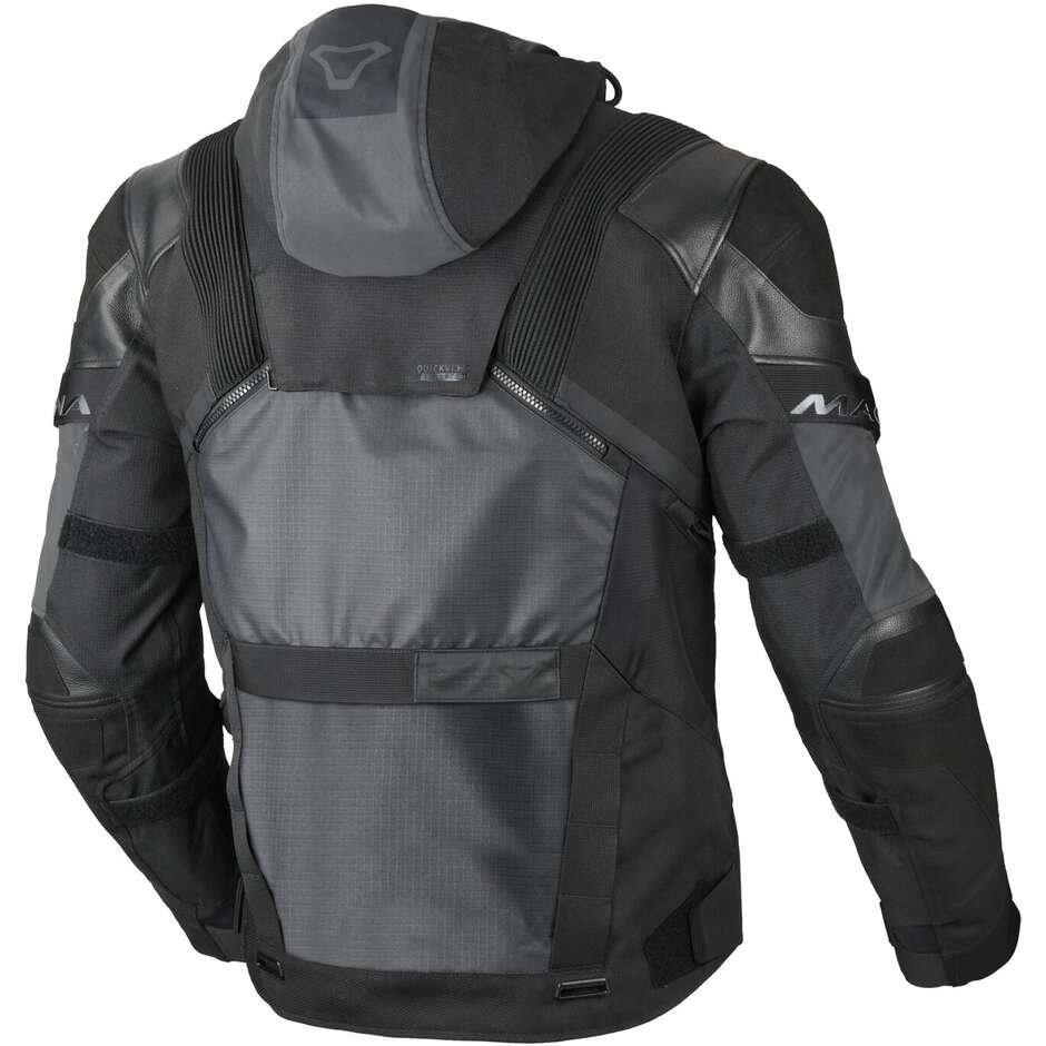 Macna Tryton Touring Motorradjacke Schwarz