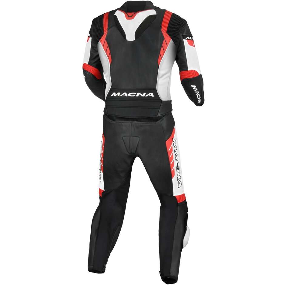Macna Varshall 2pc Motorcycle Suit Black White Red