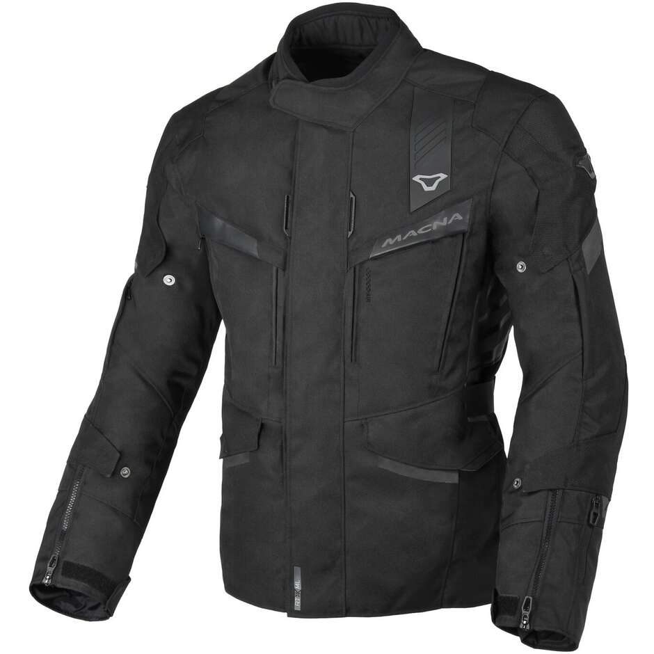 Macna Zastro Black Motorcycle Jacket