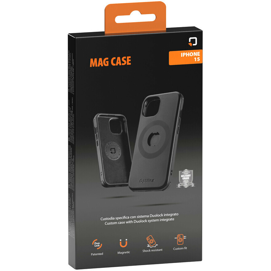 MAG CASE DuoLock Case with Integrated Magnetic Ring for iPhone 15