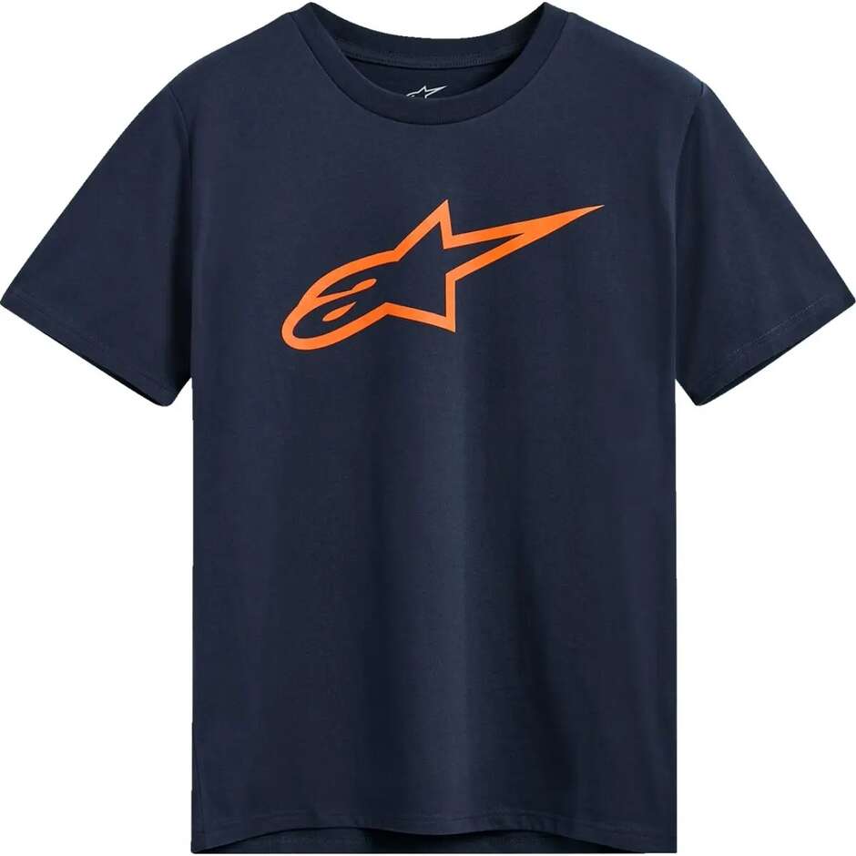 Maglia Alpinestars AGELESS 2.0 CSF Blu Marino/Arancione