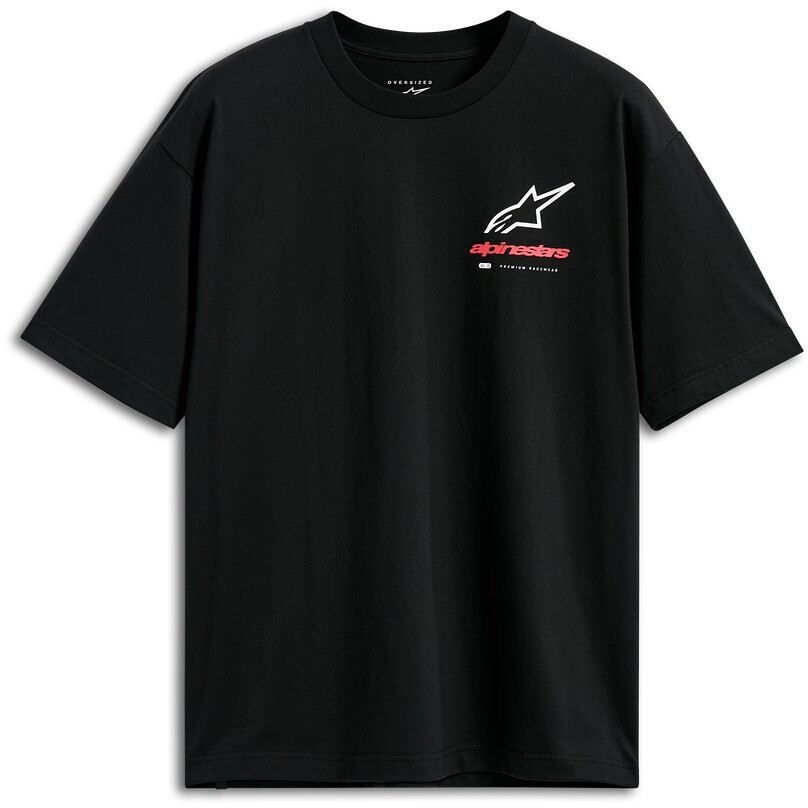 Maglia Alpinestars OVERHANG OVERSIZED SS CSF Nero