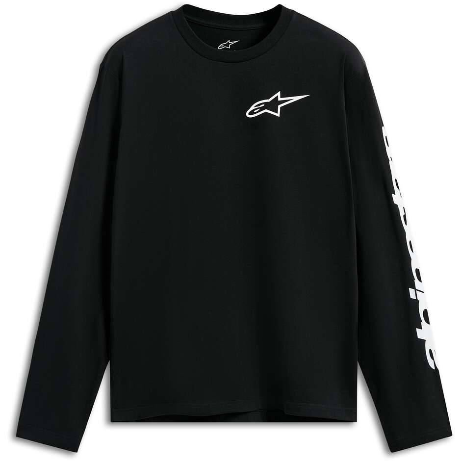 Maglia TRACKSIDE LS CSF Nero/Bianco taglia M