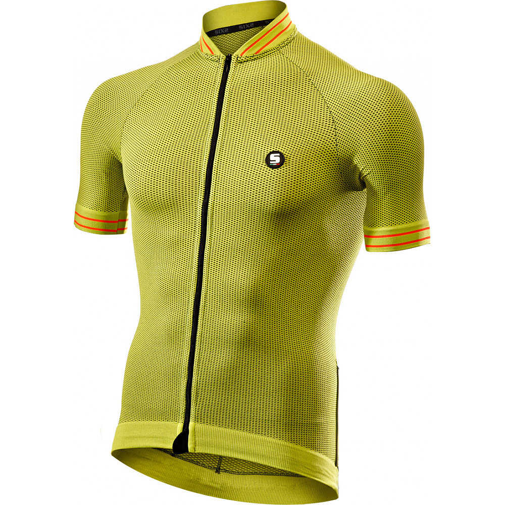 Maglia Bici Tecnica Sixs Ultraleggera a Maniche Corte Giallo Nero Vendita  Online 