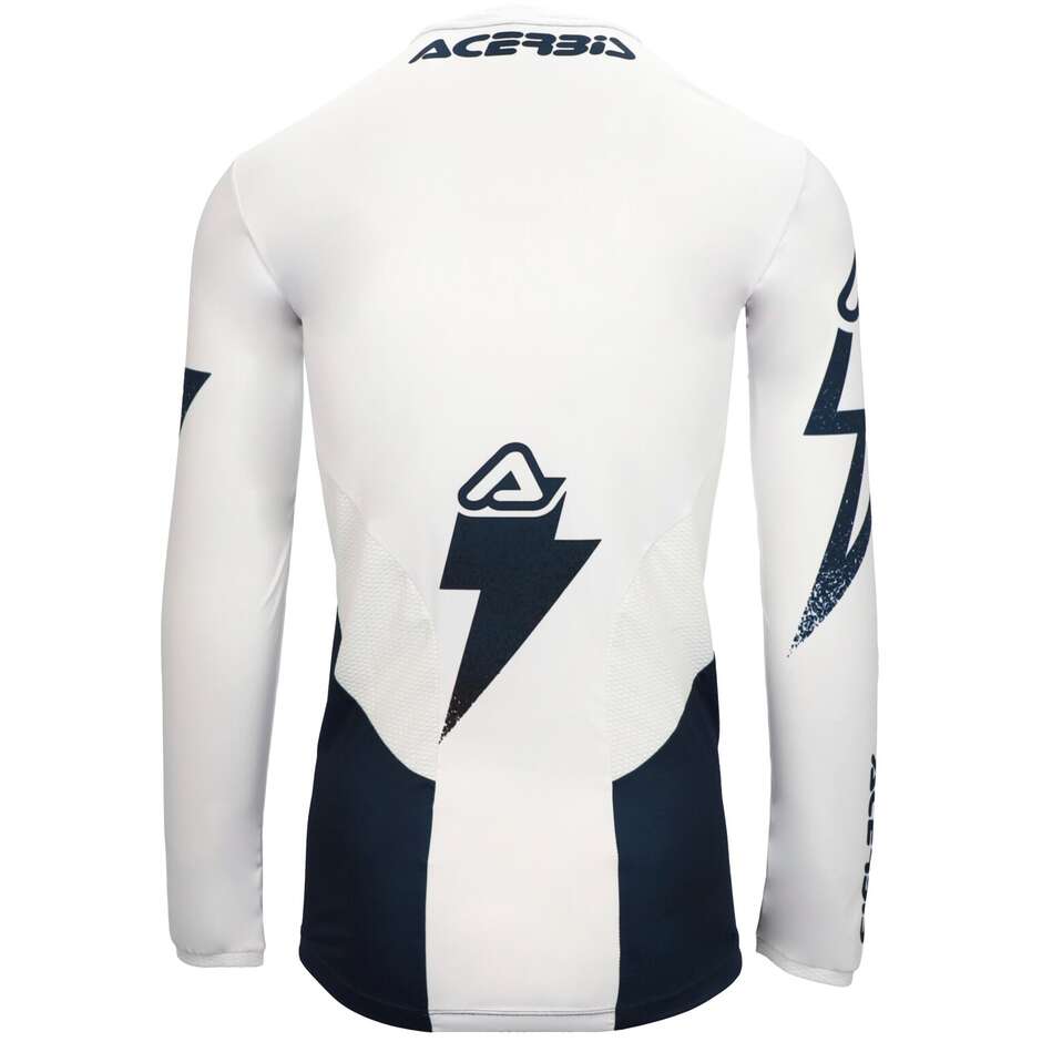 Maglia da Motocross Enduro ACERBIS X-FLEX BLIZZARD Blu Bianco 