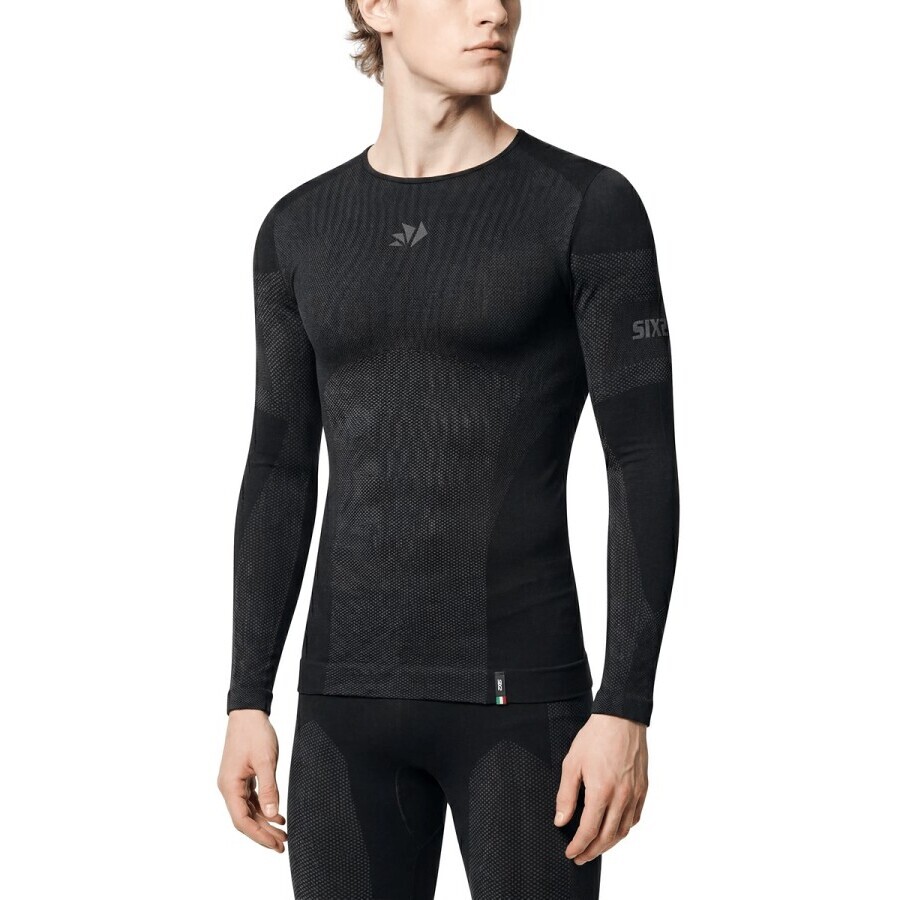 Maglia Intima Moto Sixs BT TS2L V2 nero Grigio Scuro