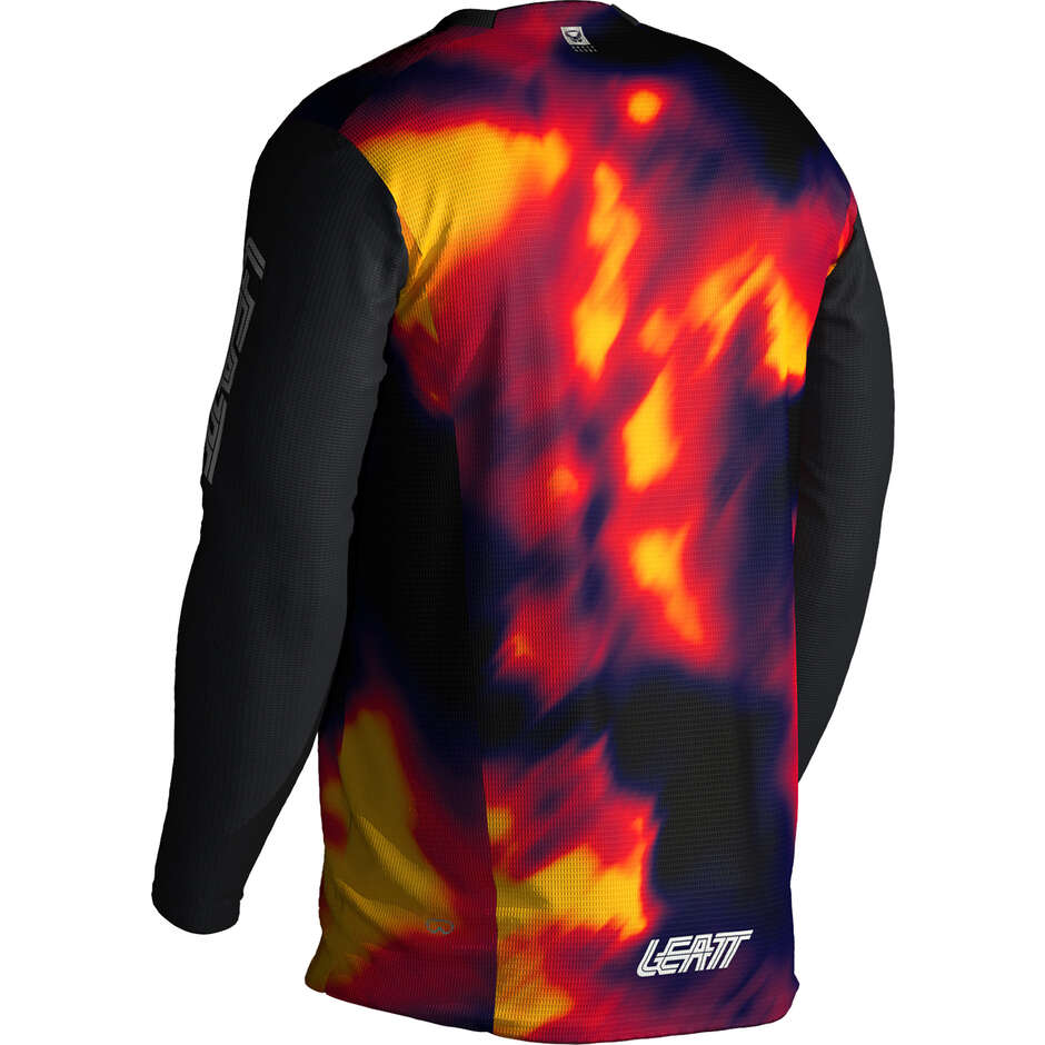 Maglia Leatt Bambino Tecnica Mtb Gravity 4.0 Manica Lunga - per Enduro e Downhill Rosso