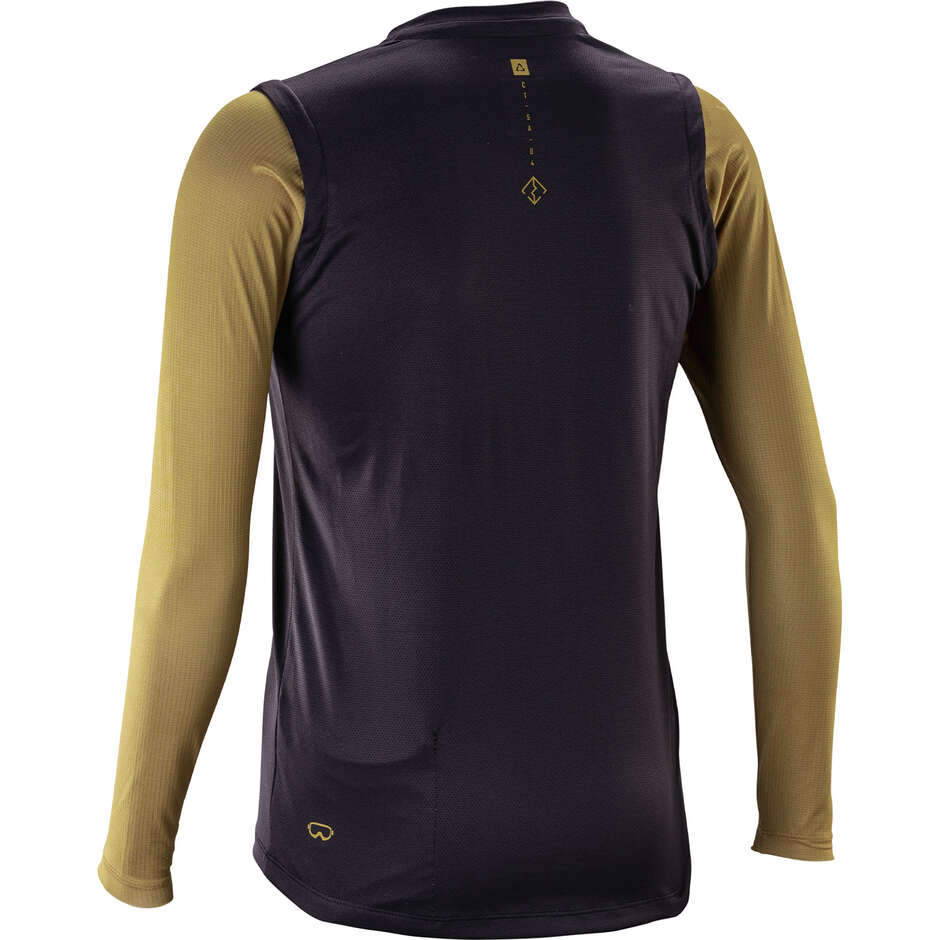 Maglia Leatt Donna Tecnica Mtb Gravity 2.0 Manica Lunga - per Enduro e Trail Nero