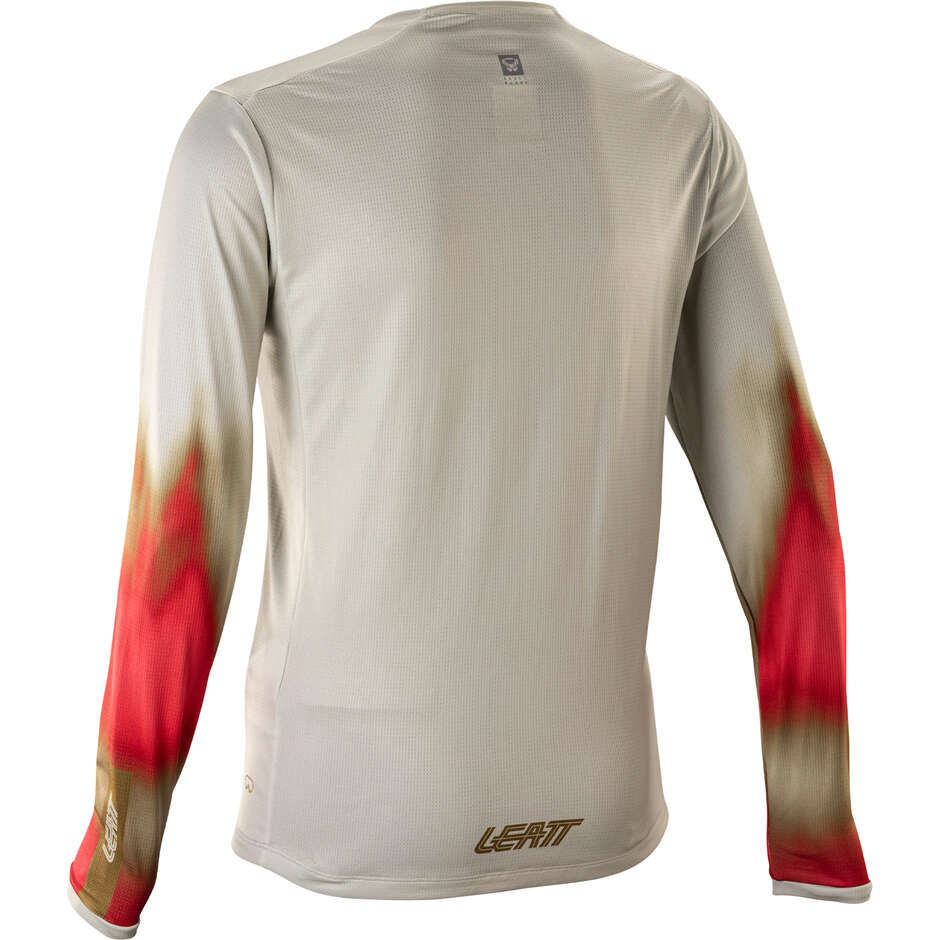 Maglia Leatt Donna Tecnica Mtb Gravity 4.0 Manica Lunga - per Enduro e Downhill Bianco