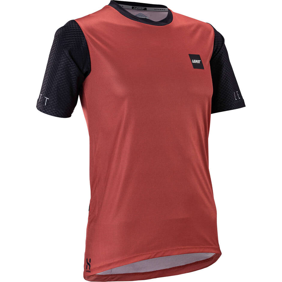Maglia Leatt Donna Tecnica Mtb Trail 3.0 - Traspirante Trail e All-mountain Rosso