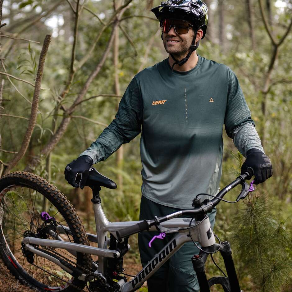 Maglia Leatt Mtb Trail 3.0 Long Sleeve Verde
