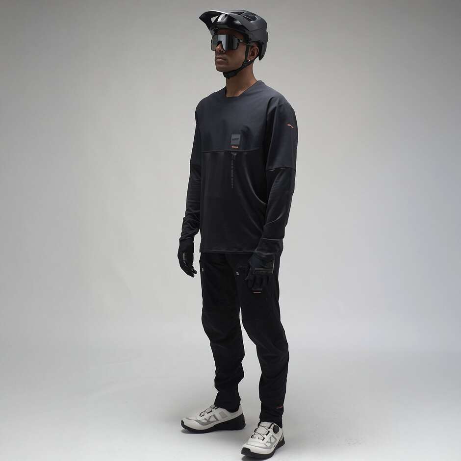 Maglia Leatt Mtb Trail 6.0 Cargo Long Sleeve Nero