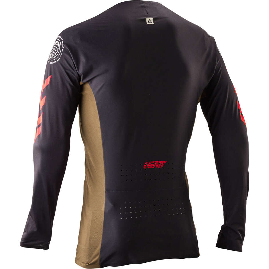 Maglia Leatt Tecnica Mtb Traspirante Gravity 5.0 Marrone