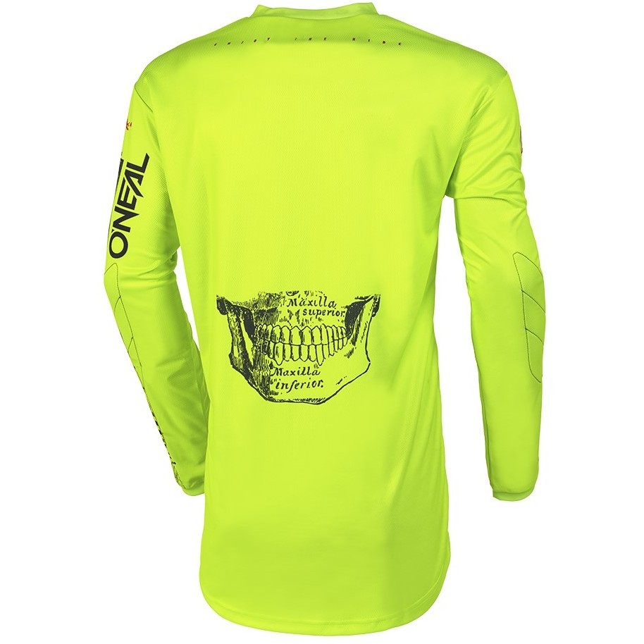 Maglia Moto Bambino Cross Enduro Oneal ELEMENT Youth Jersey ATTACK V.23 Giallo Nero