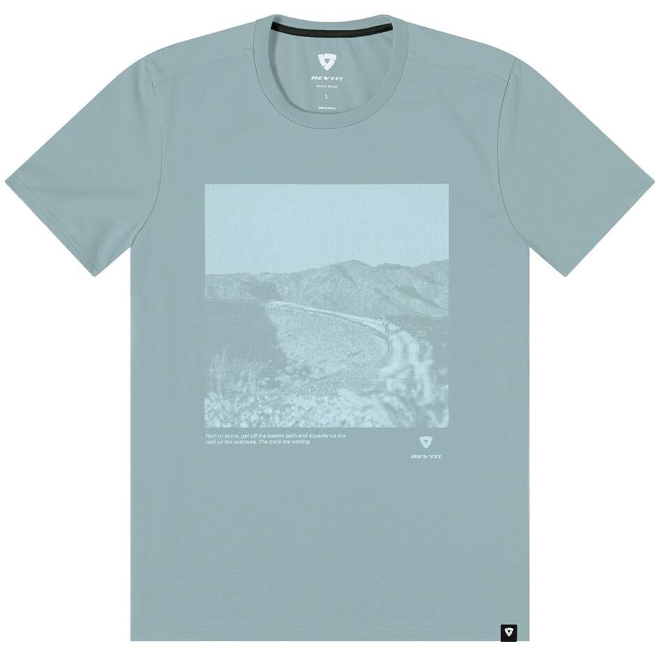 Maglia Moto Casual Rev'it JAKE Blu Chiaro