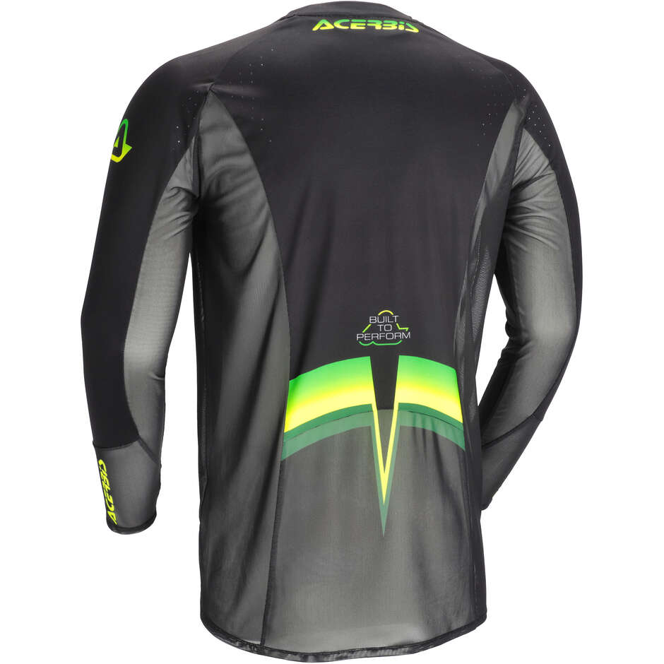 Maglia Moto Cross Acerbis MX TRACK 2.0 Nero Verde