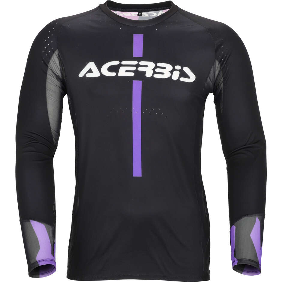 Maglia Moto Cross Acerbis MX TRACK 2.0 Viola Bianco