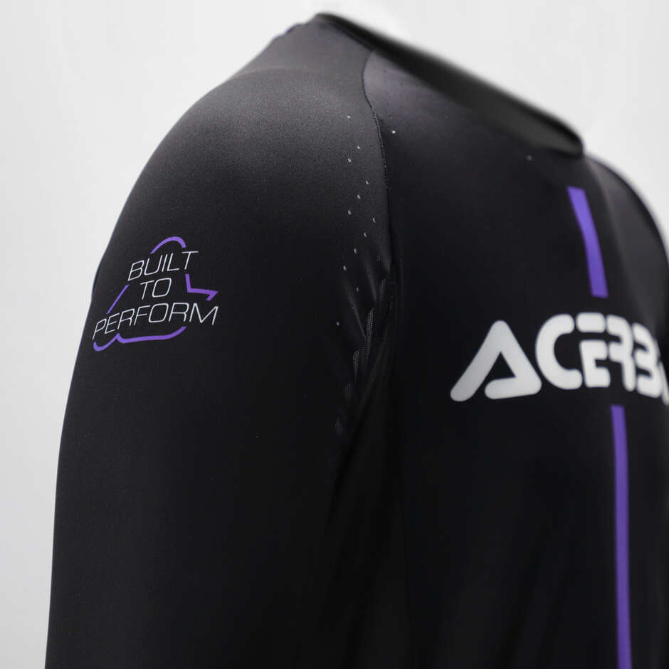 Maglia Moto Cross Acerbis MX TRACK 2.0 Viola Bianco