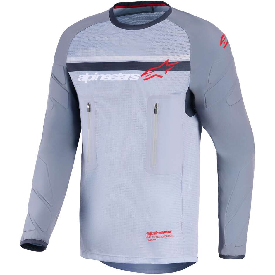 Maglia Moto Cross MAXDURA DUAL Grigio Medio Grig taglia L