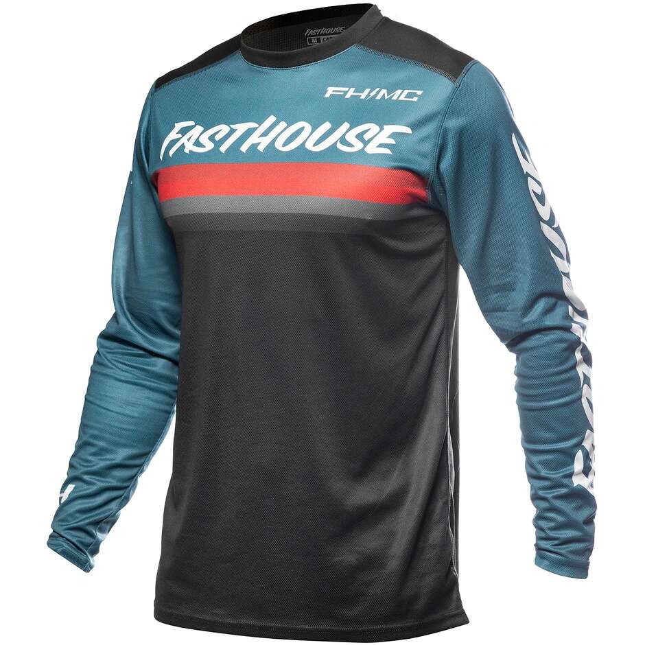 Maglia Moto Cross Bambino Carbon Force Teal taglia S