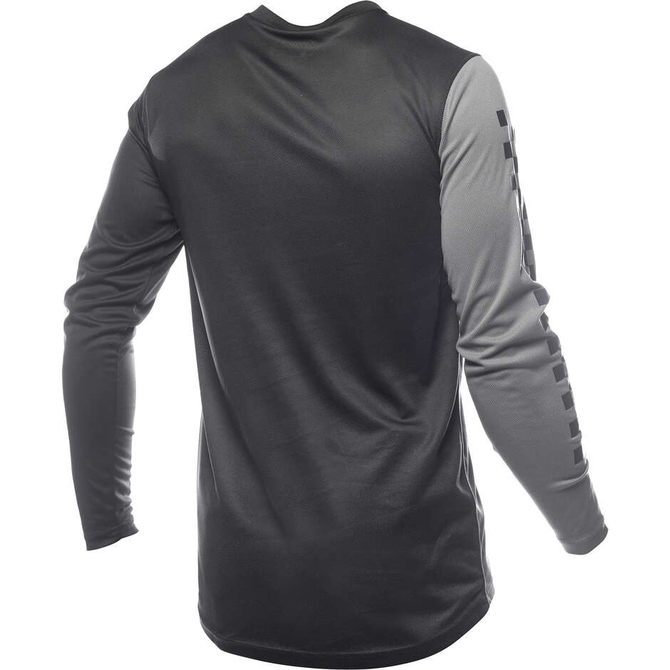 Maglia Moto Cross Bambino Fasthouse Carbon Method Nero Grigio