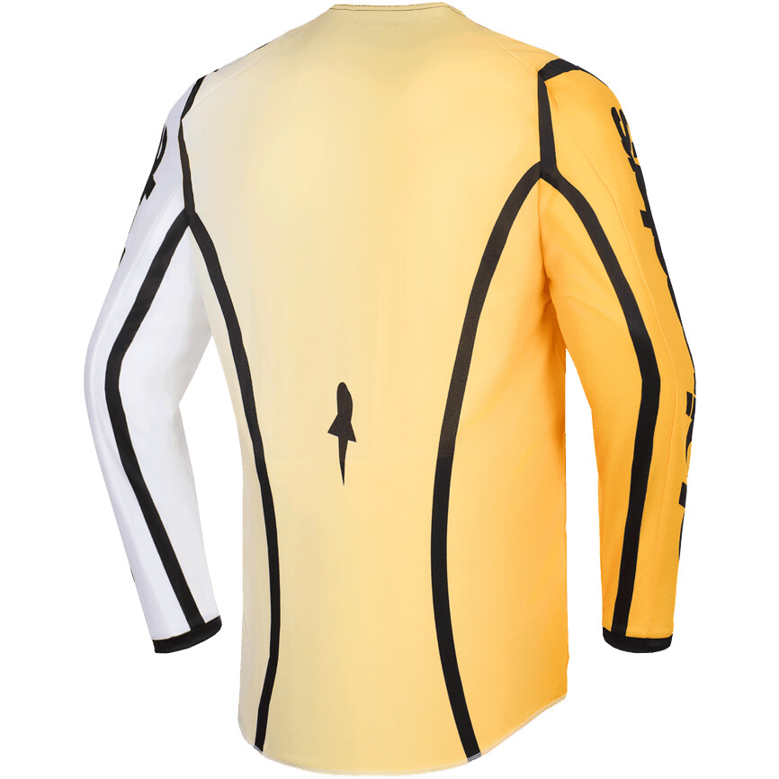 Maglia Moto Cross Enduro Alpinestars FLUID APEX Giallo Nero
