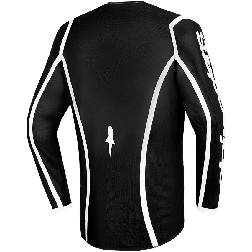 Maglia Moto Cross Enduro Alpinestars FLUID APEX Nero Grigio