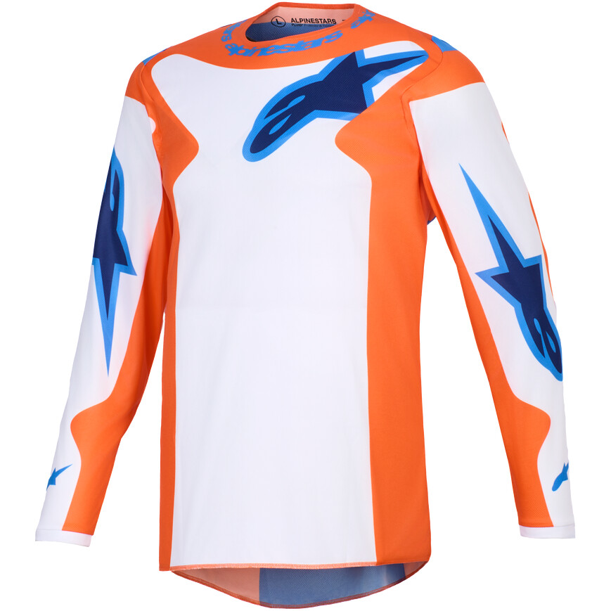 Maglia Moto Cross Enduro FLUID GRID Arancione Bl taglia S