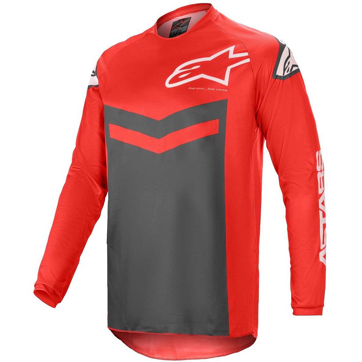 Maglia Moto Cross Enduro thor Prime Tech Bianco Azzurro Vendita Online
