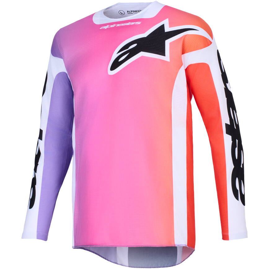 Maglia Moto Cross Enduro Alpinestars RACAER AIR PORTL Multicolor