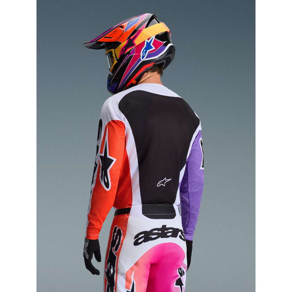 Maglia Moto Cross Enduro Alpinestars RACAER AIR PORTL Multicolor