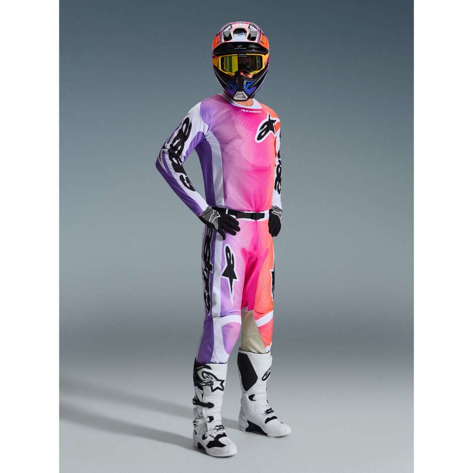 Maglia Moto Cross Enduro Alpinestars RACAER AIR PORTL Multicolor