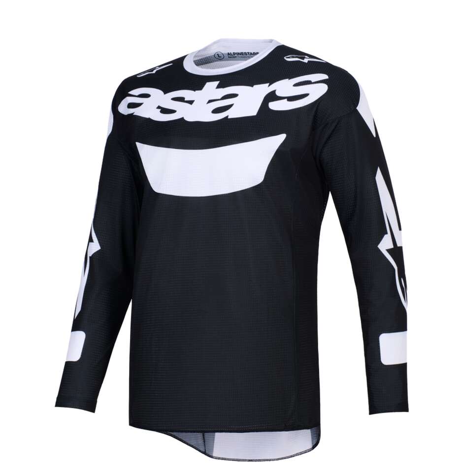 Maglia Moto Cross Enduro RACER AIR RIWAY Nero Bi taglia 2X