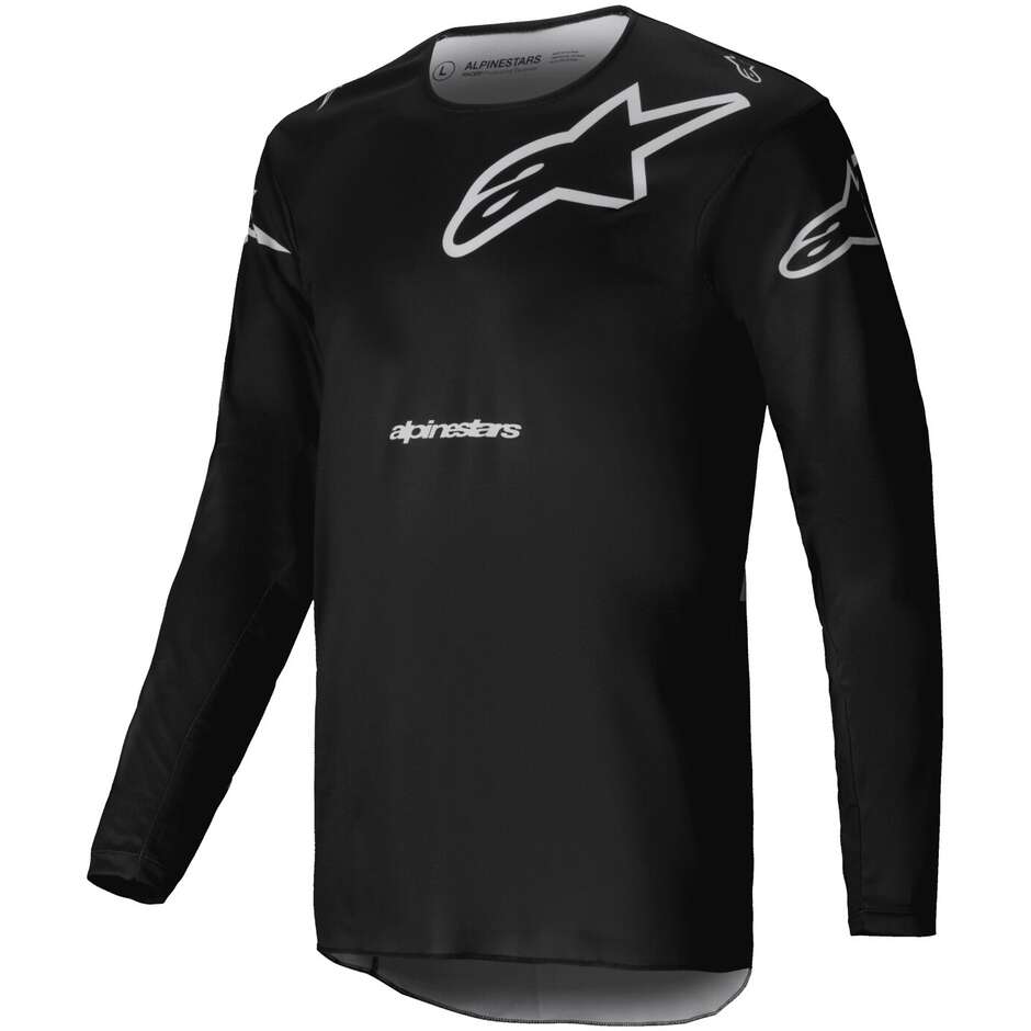 Maglia Moto Cross Enduro Alpinestars RACER GRAPHITE Nero Grigio