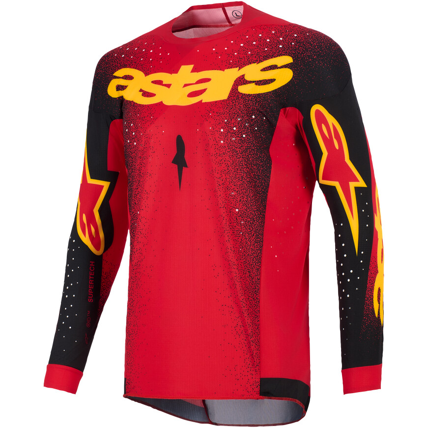 Maglia Moto Cross Enduro SUPERTECH SCENZ Rosso N taglia XL