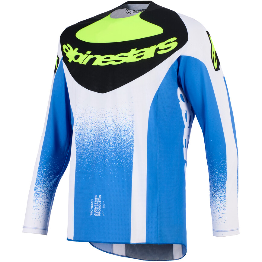 Maglia Moto Cross Enduro TECHSTAR KNIF Azzurro B taglia L