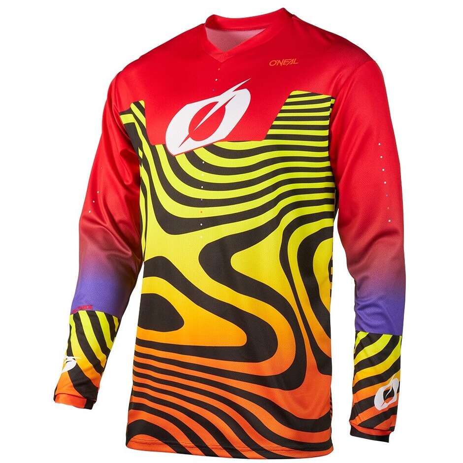 Maglia Moto Cross Enduro Bambino Oneal ELEMENT NOVA Rosso