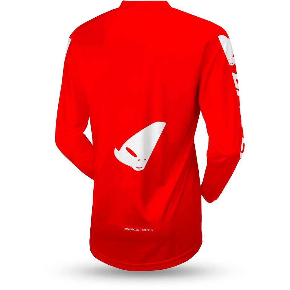 Maglia Moto Cross Enduro da Bambino Ufo SLIM RADIAL Rosso