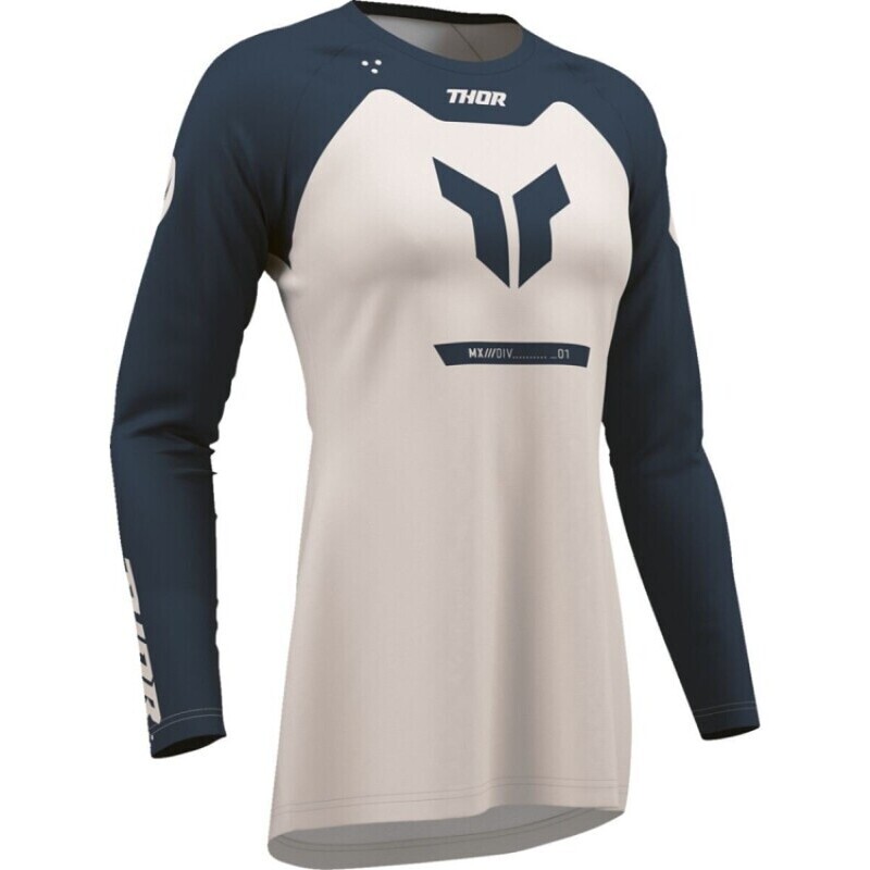 Maglia Moto Cross Enduro Donna Ridemode Menace Grigio B taglia L