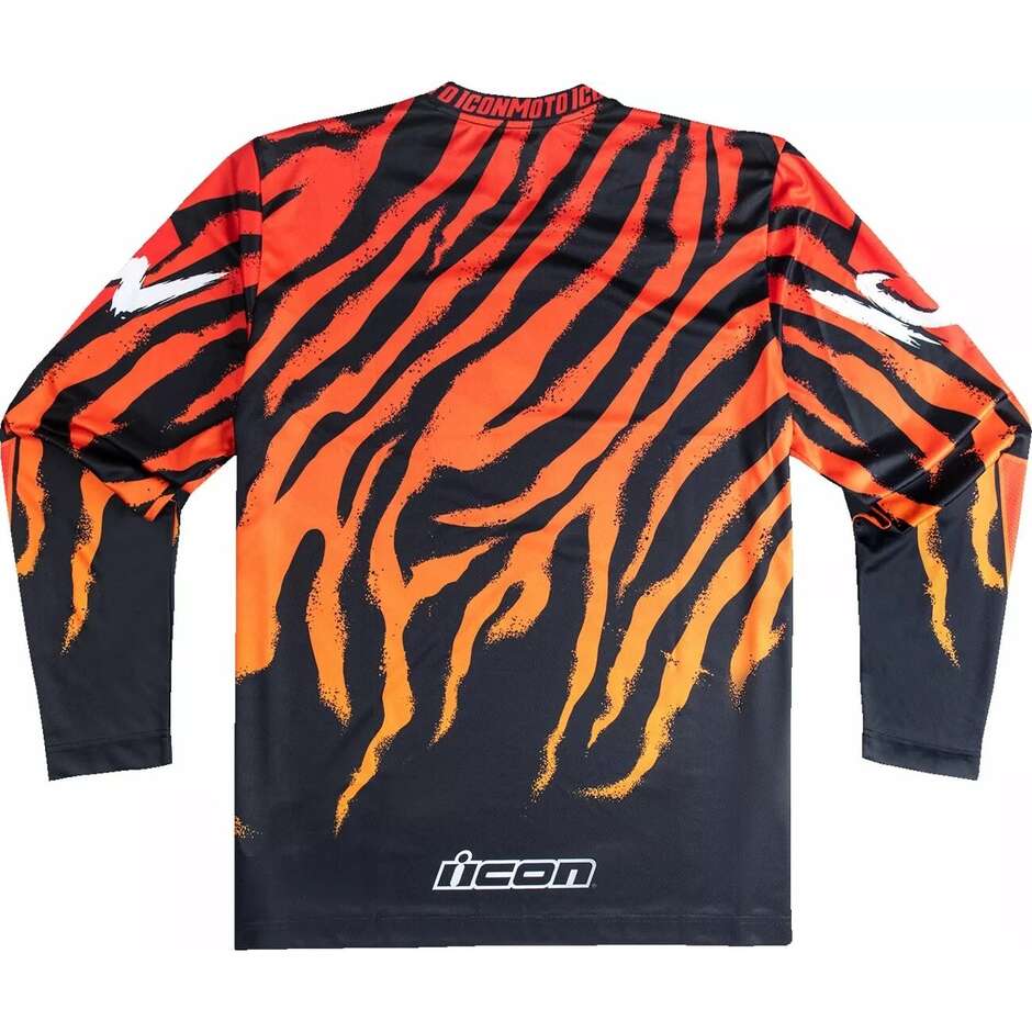 Maglia Moto Cross Enduro Icon Rad Dawn Arancio