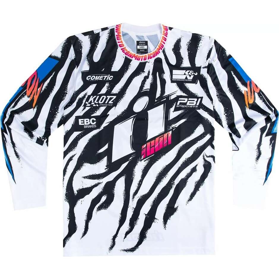 Maglia Moto Cross Enduro Rad Dawn Bianco taglia M