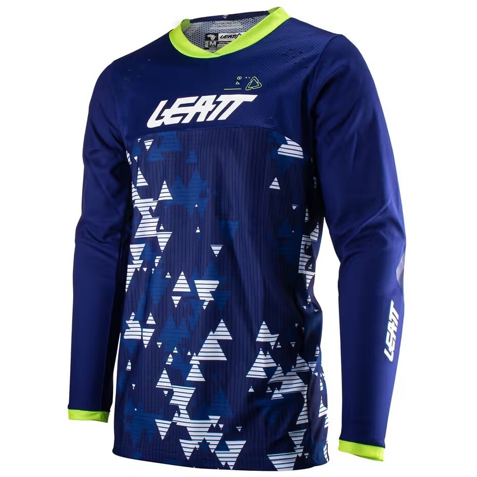 Maglia Moto Cross Enduro Leatt 4.5 Blu