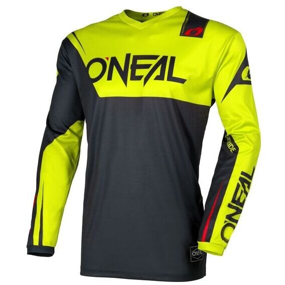Maglia Moto Cross Enduro O'NEAL ELEMENT RACEWEAR Nero Giallo taglia M