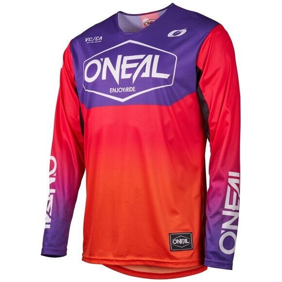 Maglia Moto Cross Enduro O'NEAL MAYHEM HEXX Arancio Viola taglia 2XL