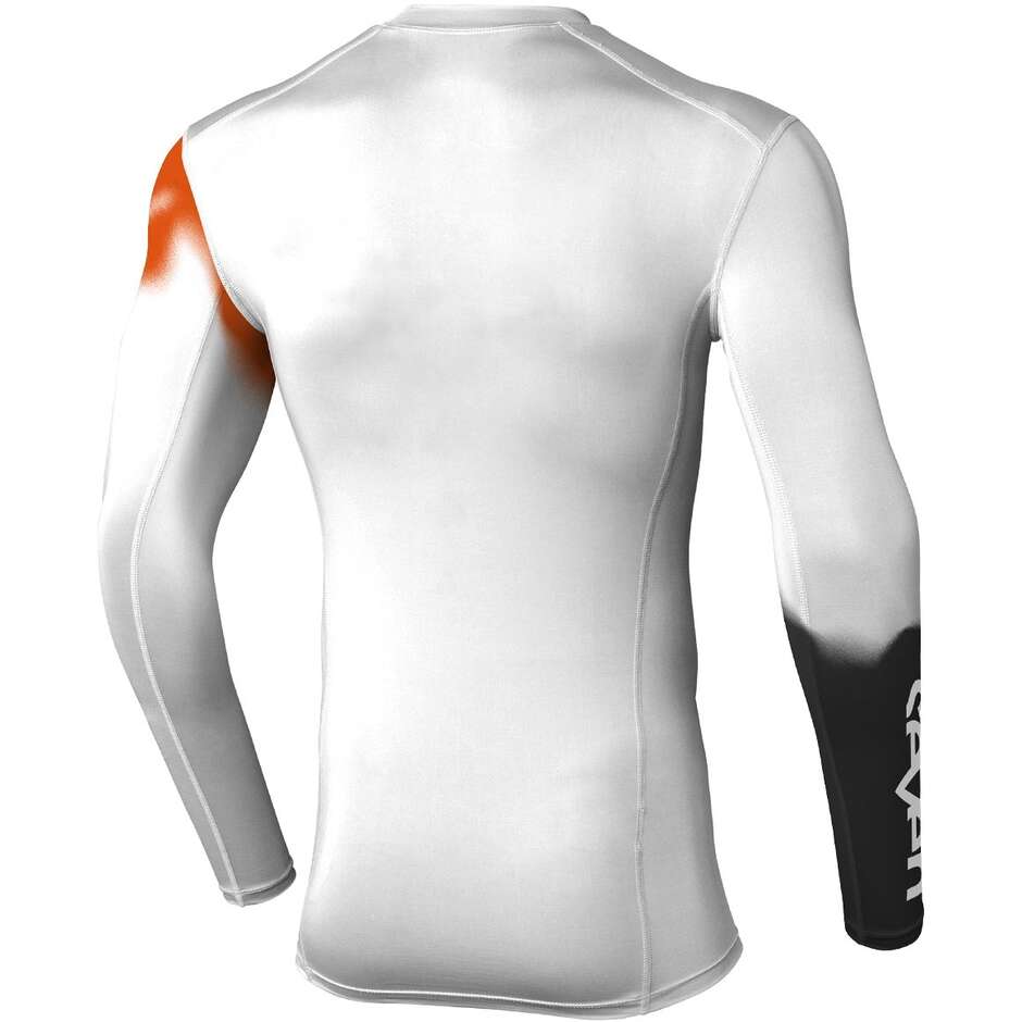 Maglia Moto Cross Enduro SEVEN MZ ZERO COMPRESSION Neri/Bianco